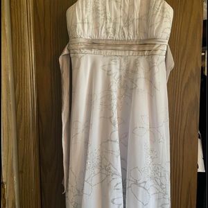 White, Sparkly, Girls’ Wedding Dress